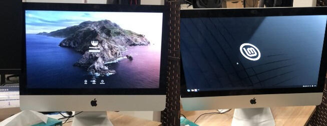 iMac Linux installation